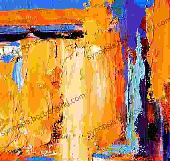 A Close Up Of A Contemporary Abstract Painting With Vibrant Colors And Intricate Textures. How To Write About Contemporary Art