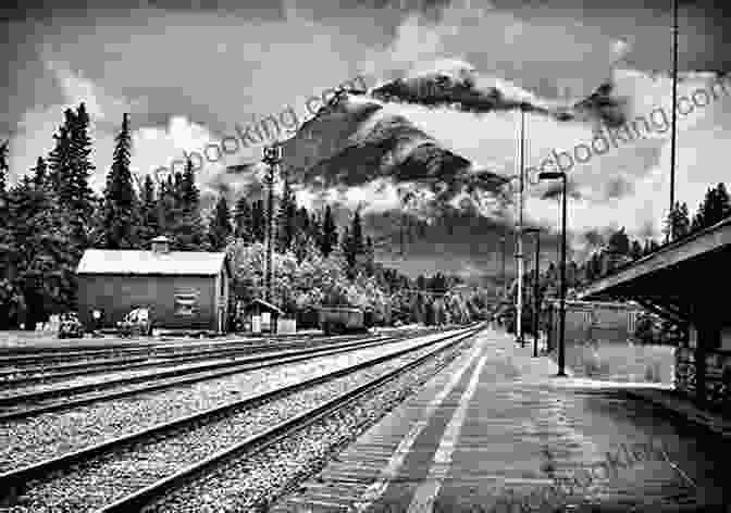 A Contemporary Photograph Of The Banff Railway Station, Its Exterior Restored To Its Former Glory, Standing Amidst The Bustling Town Of Banff. When Trains Ruled The Rockies: My Life At The Banff Railway Station