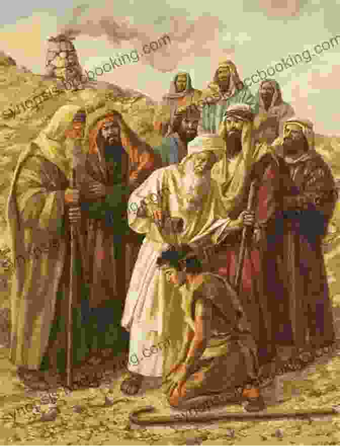 A Depiction Of King David Surrounded By His Court The Kings Of Israel And Judah