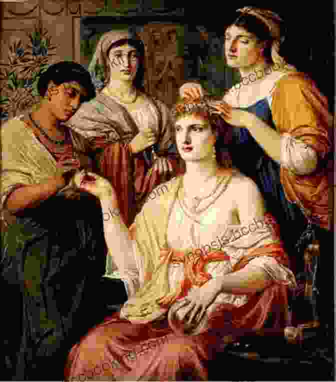 A Depiction Of Women Applying Lead Based Makeup In Ancient Rome. The Royal Art Of Poison: Filthy Palaces Fatal Cosmetics Deadly Medicine And Murder Most Foul