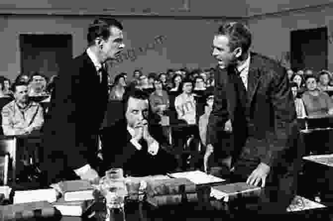 A Dramatic Courtroom Scene From Otto Preminger's 'Anatomy Of A Murder,' Showcasing His Sharp Direction And Attention To Detail. Otto Preminger: Interviews (Conversations With Filmmakers Series)