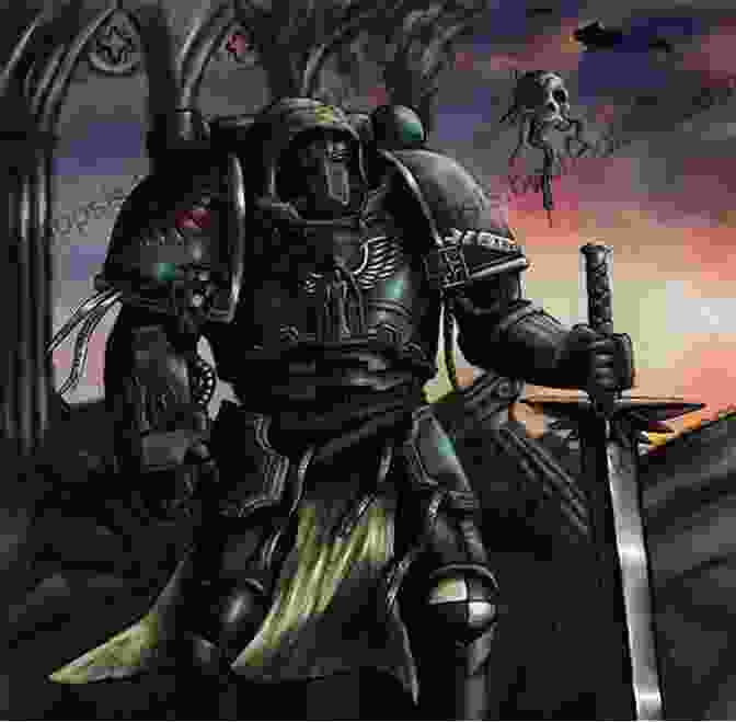 A Group Of Dark Angels Space Marines In Their Iconic Black Armor Ghost Of Nuceria (Black Library Celebration 2024 5)