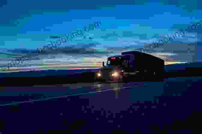 A Large Semi Truck Driving Down A Highway, With A Cityscape In The Background Learn How To Drive An 18 Wheeler
