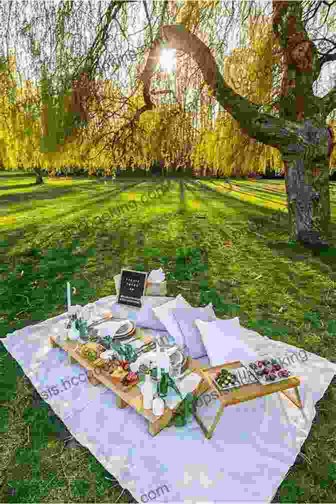 A Picturesque Picnic Scene On A Vibrant Green Lawn, Featuring An Array Of Colorful Salads, Sandwiches, And Refreshing Beverages, All Set Against The Backdrop Of A Clear Blue Sky And A Gentle Sea Breeze. Nantucket Open House Cookbook Sarah Leah Chase