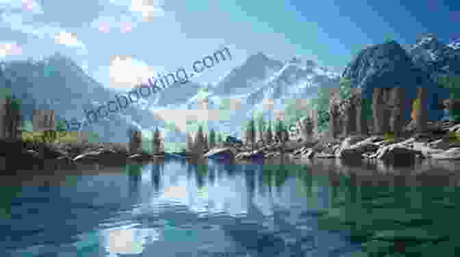 A Serene Mountain Lake Surrounded By Lush Vegetation And Snow Capped Peaks Vacation Destinations In Remote Places