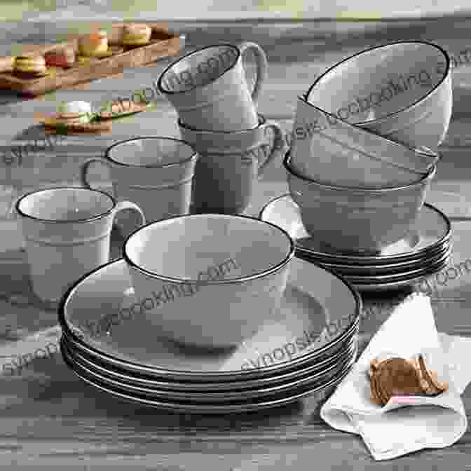 A Table Set For A Family Dinner With A Variety Of Dishes. The Homestyle Amish Kitchen Cookbook: Plainly Delicious Recipes From The Simple Life