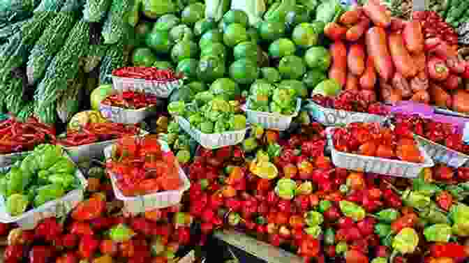 A Vibrant Display Of Fresh, Colorful Vegetables From A Farmers' Market. The Homestyle Amish Kitchen Cookbook: Plainly Delicious Recipes From The Simple Life