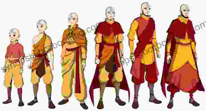 Aang, The Young Avatar, Mastering The Elements In A Serene Mountain Setting. Avatar: The Last Airbender Team Avatar Tales