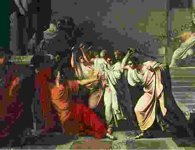 An Illustration Depicting The Assassination Of Julius Caesar Sic Semper Tyrannis Volume 49