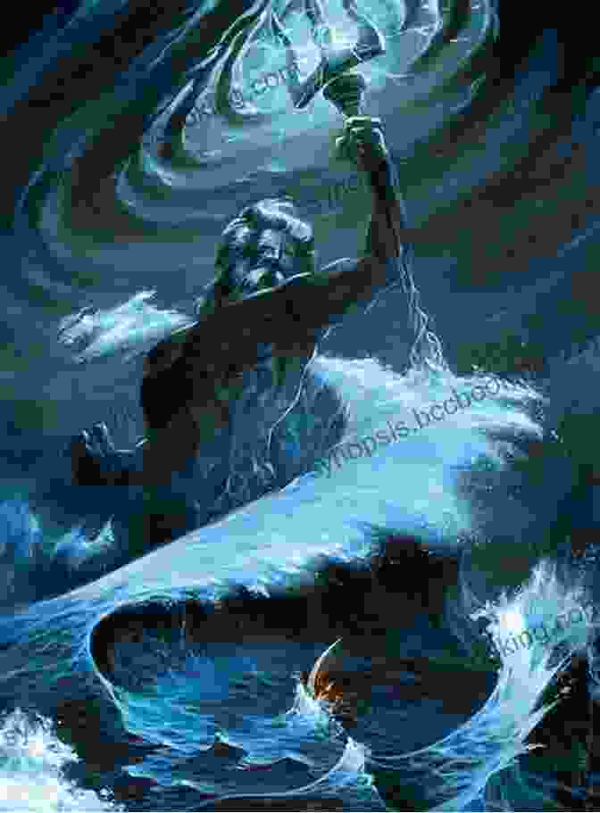 An Illustration Depicting The Immense Power Of Poseidon, Causing The Earth To Tremble With A Violent Earthquake Olympians: Poseidon: Earth Shaker George O Connor