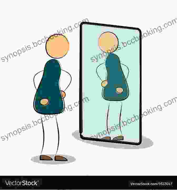 An Illustration Showing A Young Man Standing In Front Of A Mirror, Contemplating His Reflection With A Thoughtful Expression. Confessions Of A Young Man Illustrated