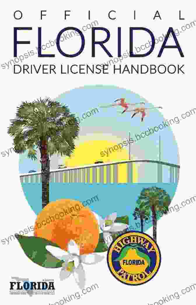 Book Cover Image Of 'Florida Practical Handbook For New Drivers' Featuring A Vibrant Orange Background, A Sleek Car, And The Book's Title In Bold Letters. FLORIDA PRACTICAL HANDBOOK FOR NEW DRIVERS : The Study Guide To Prepare For The Florida Permit Test With 250 Questions And Answers
