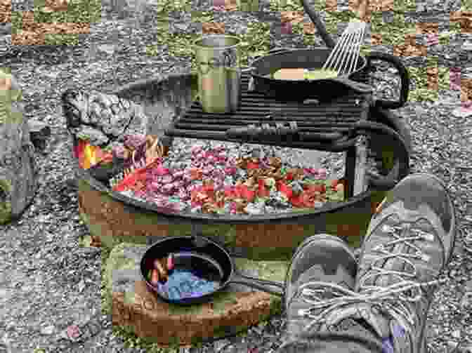Campfire With Cooking Equipment And Food The Big Of Camp Cooking