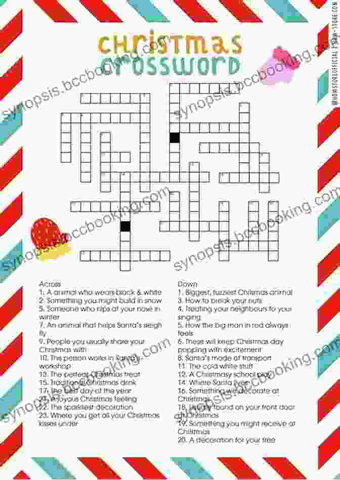 Child Solving A Christmas Crossword Puzzle CRAZY CHRISTMAS ACTIVITY BOOK: For Kids