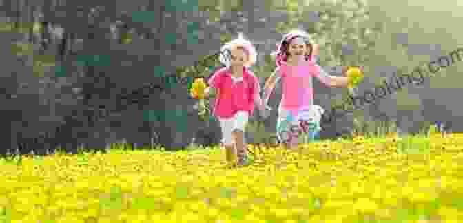 Children Playing In A Field Of Wildflowers Kingdom Of Summer (Down The Long Wind 2)