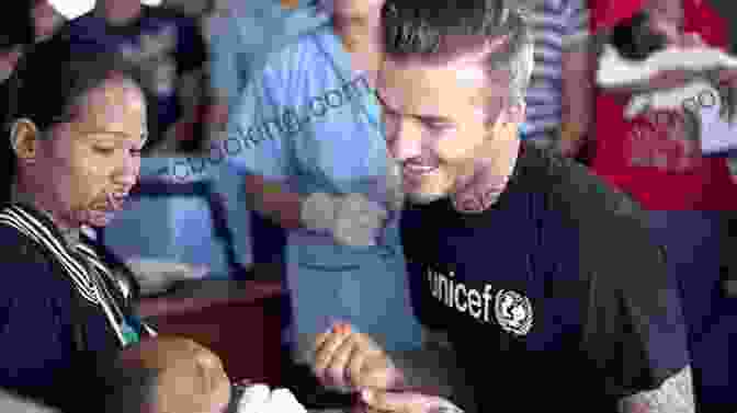 David Beckham Interacting With Children At A UNICEF Event Who Is David Beckham? (Who Was?)
