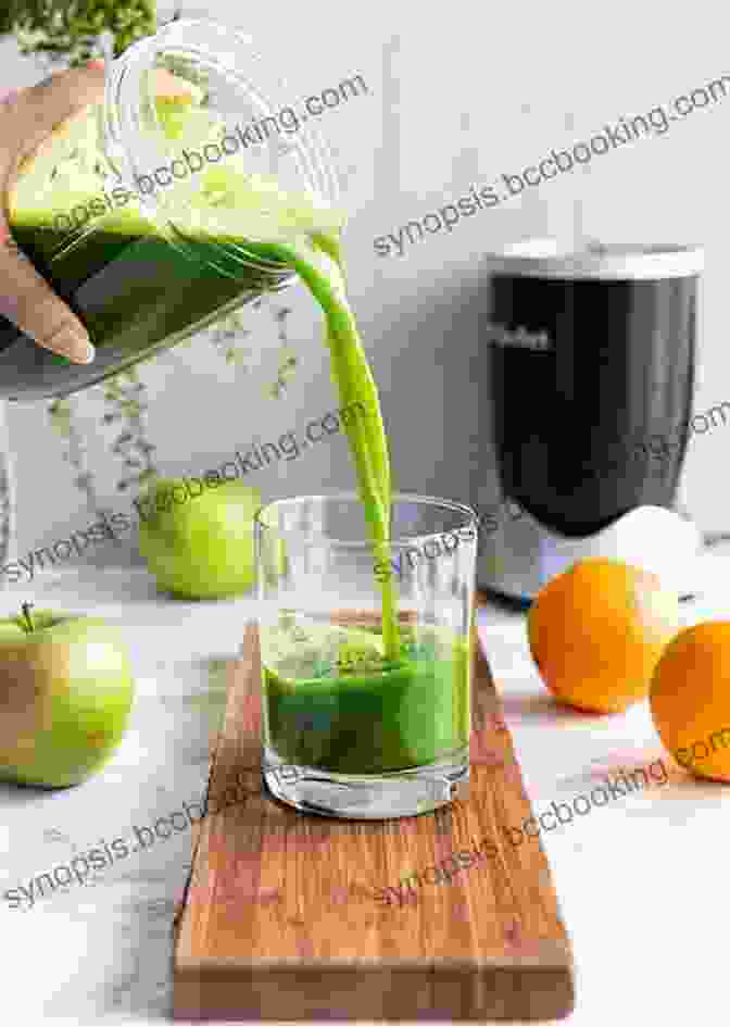 Image Of A Vibrant And Nutritious Juice Made From Fresh Herbs Learn Herbs: Tea Infusion Juice Recipes
