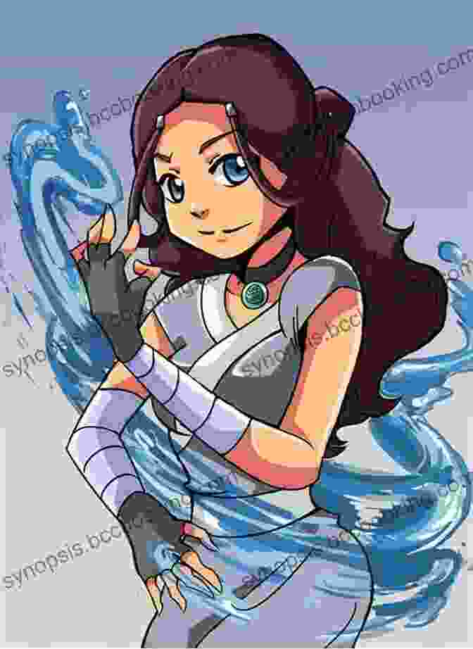 Katara, The Compassionate Water Tribes Healer, Using Her Waterbending To Heal A Wounded Soldier. Avatar: The Last Airbender Team Avatar Tales