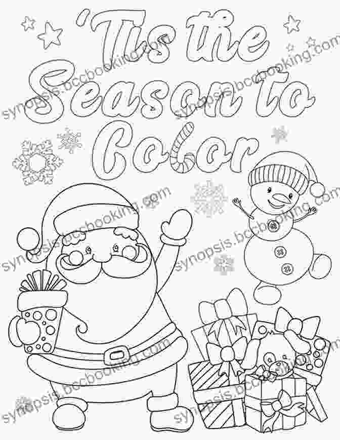 Kids Coloring A Christmas Coloring Page CRAZY CHRISTMAS ACTIVITY BOOK: For Kids