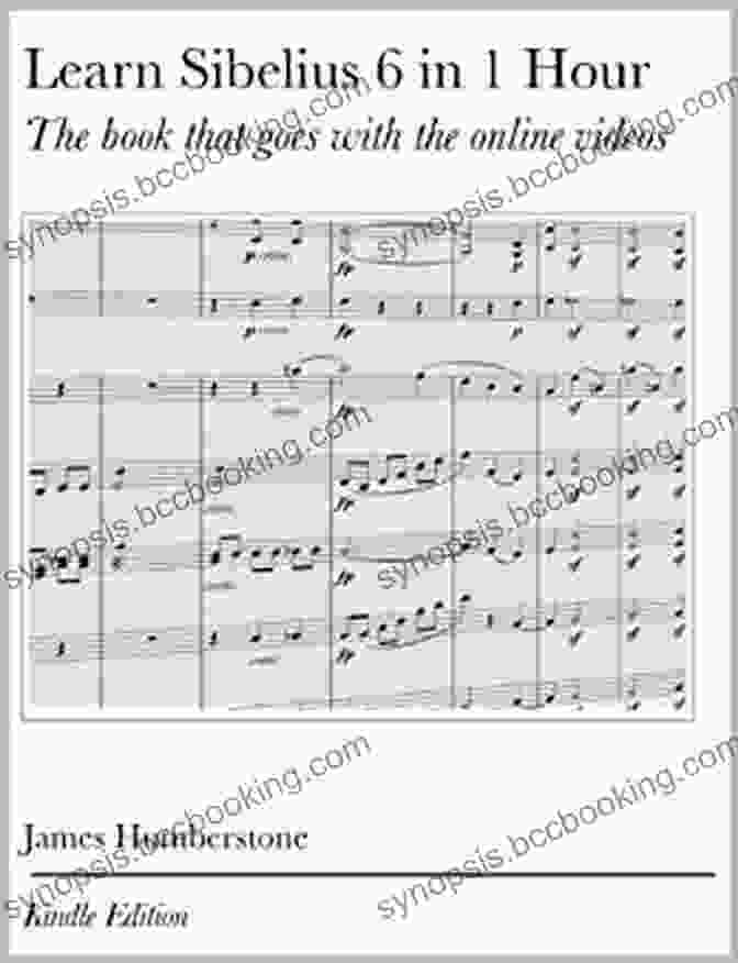 Learn Sibelius In An Hour Book Cover Learn Sibelius 6 In 1 Hour James Humberstone