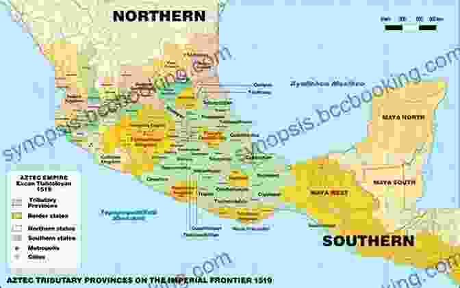 Map Of The Aztec Empire Aztec Gary Jennings