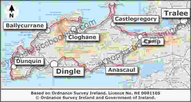 Map Of The Dingle Way Trail Dingle Way Sandra Bardwell
