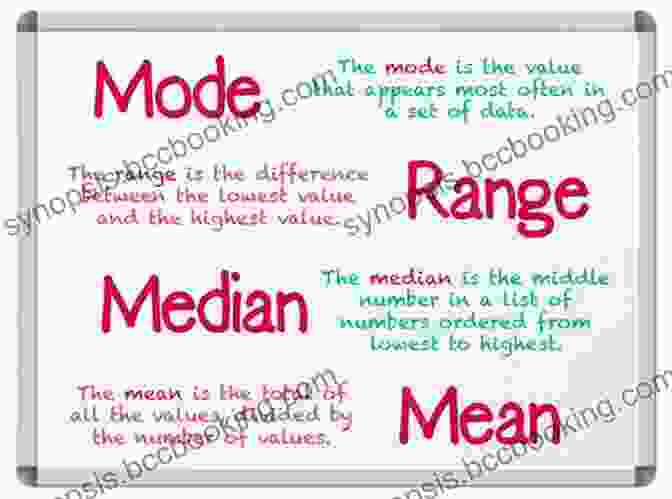 Mean, Median, And Mode Graphic Statistics Workbook For Dummies With Online Practice