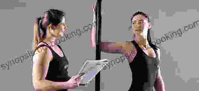 Pole Dance Instructor Guiding A Student Learn To Pole Dance: Step By Step Intermediate Pole Moves: Beginner Pole Dancing