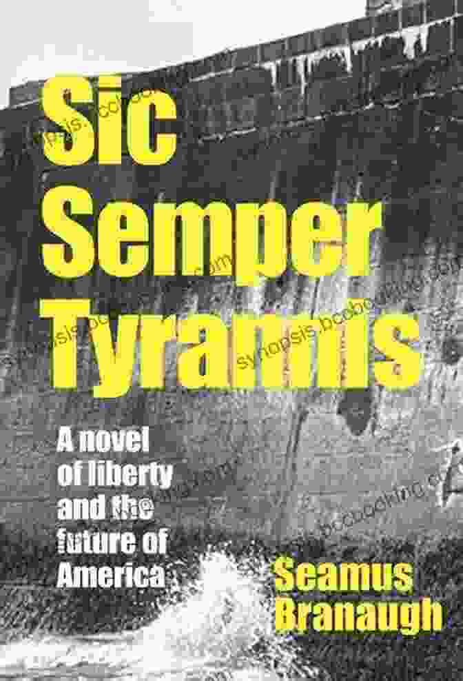 Sic Semper Tyrannis Volume 51 Book Cover Featuring A Black And White Illustration Of A Man Standing In Front Of A Burning Building Sic Semper Tyrannis Volume 51
