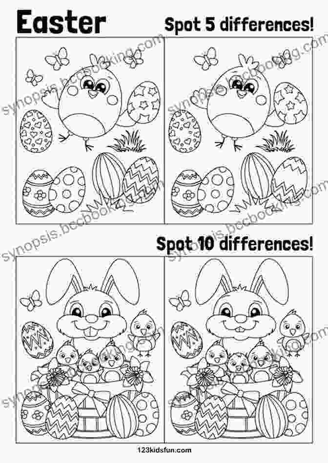 The Easter Activity Book Differences Leonzio Is Perfect For Individual Enjoyment Or Family Fun Easter Activity Book: DIFFERENCES Leonzio