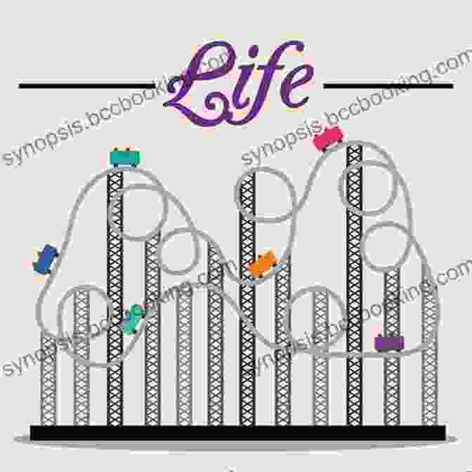 The Up And Down Life Book Cover, Featuring A Rollercoaster On A Vibrant Blue Background, Representing The Ups And Downs Of Life. The Up And Down Life: The Truth About Bipolar DisFree Download The Good The Bad And The Funny (Lynn Sonberg Books)