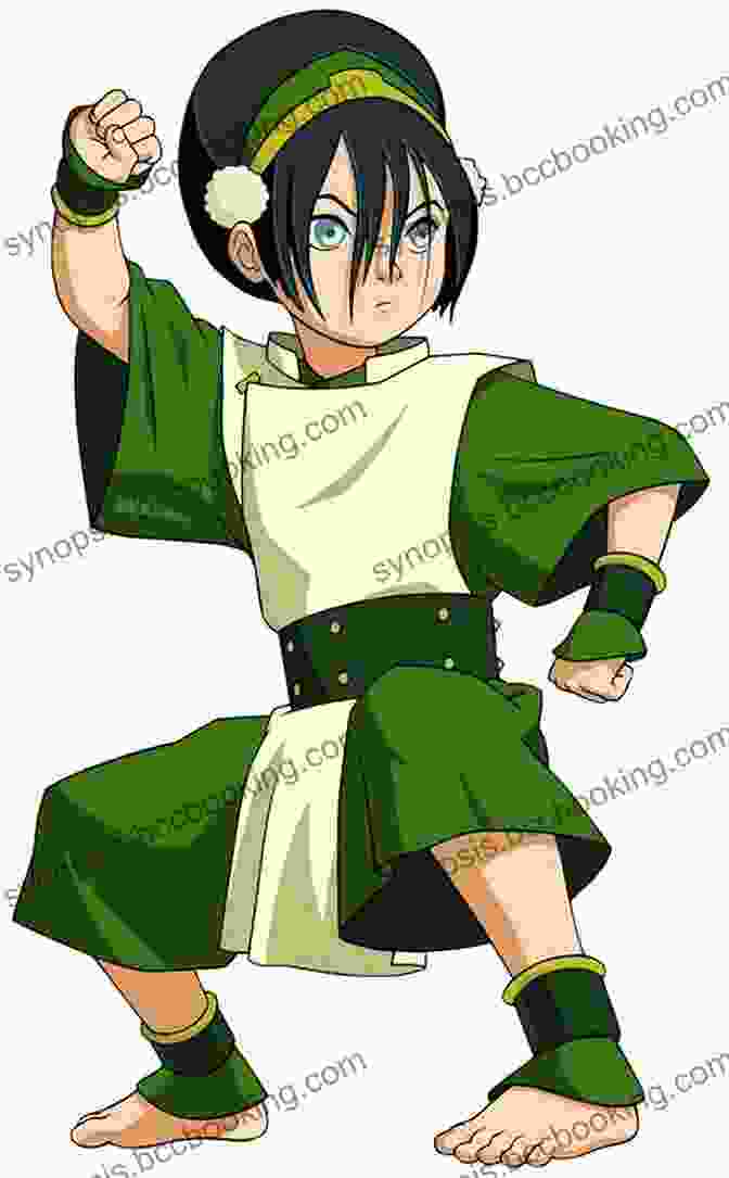 Toph, The Formidable Earthbender, Showcasing Her Incredible Power And Determination. Avatar: The Last Airbender Team Avatar Tales