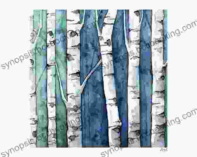 Watercolor Painting Of A Cluster Of Birch Trees, Showcasing The Subtle Transitions In Color And The Intricate Play Of Light And Shadow. Ready To Paint In 30 Minutes: Trees Woodlands In Watercolour: Build Your Skills With Quick Easy Painting Projects