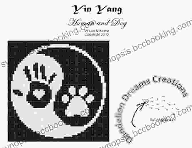 Yin Yang Human Dog Counted Cross Stitch Pattern Yin Yang Human/Dog Counted Cross Stitch Pattern