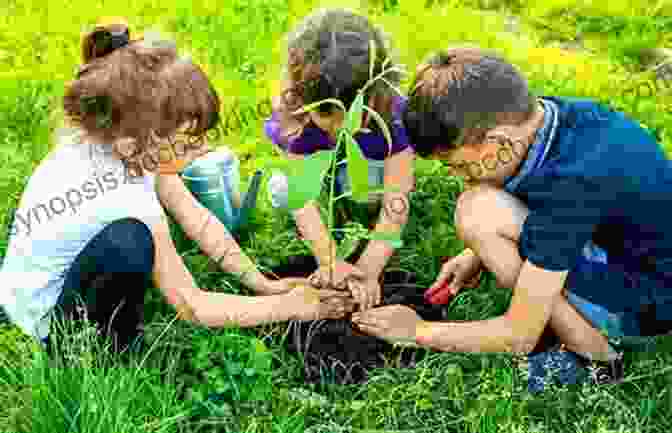 Young Child Planting A Tree With The Help Of Adults Saving Tarboo Creek: One Family S Quest To Heal The Land