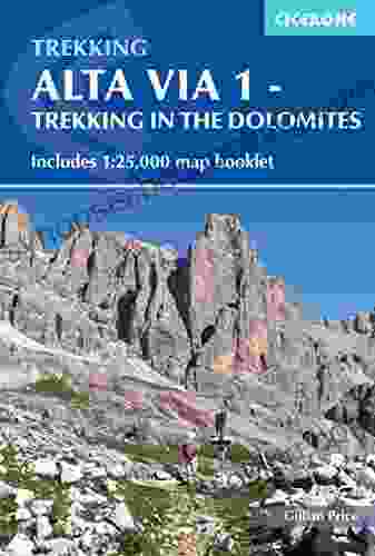 Alta Via 1 Trekking In The Dolomites: Includes 1:25 000 Map Booklet