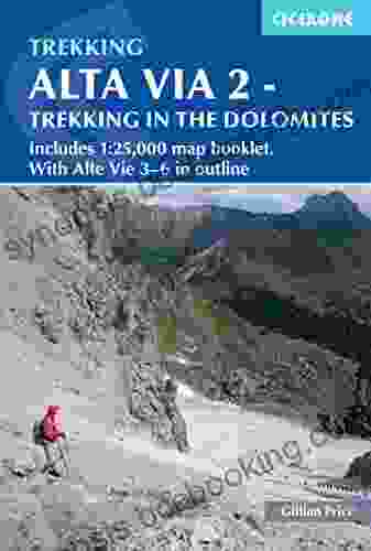Alta Via 2 Trekking In The Dolomites: Includes 1:25 000 Map Booklet With Alta Vie 3 6 In Outline